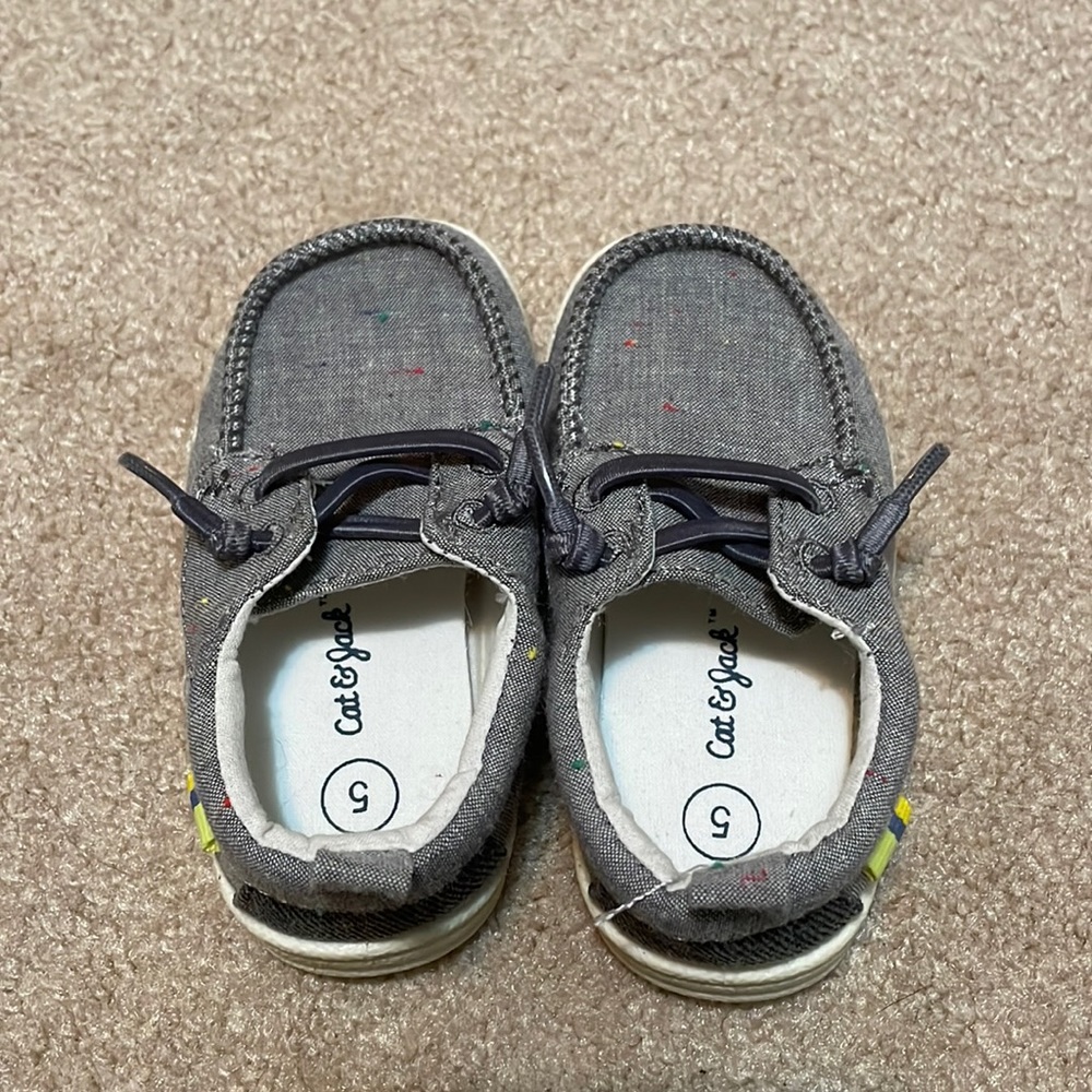 Toddler boy boat shoes